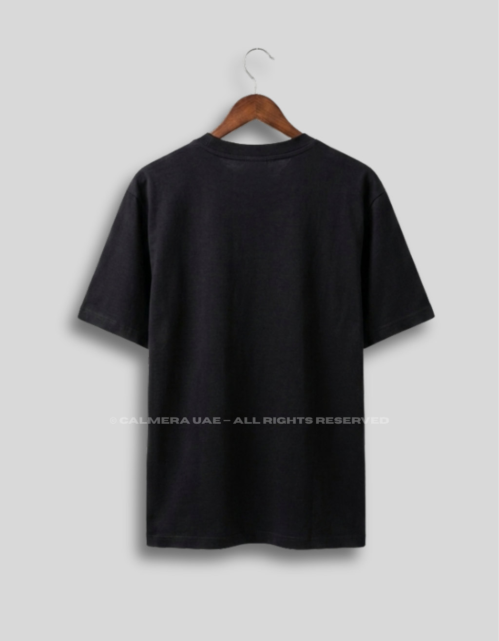 Calmera Essential Oversized Tee – Pitch Black