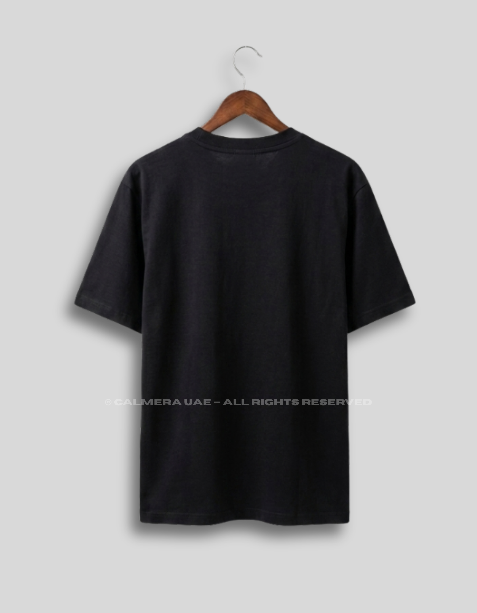 Calmera Essential Oversized Tee – Pitch Black