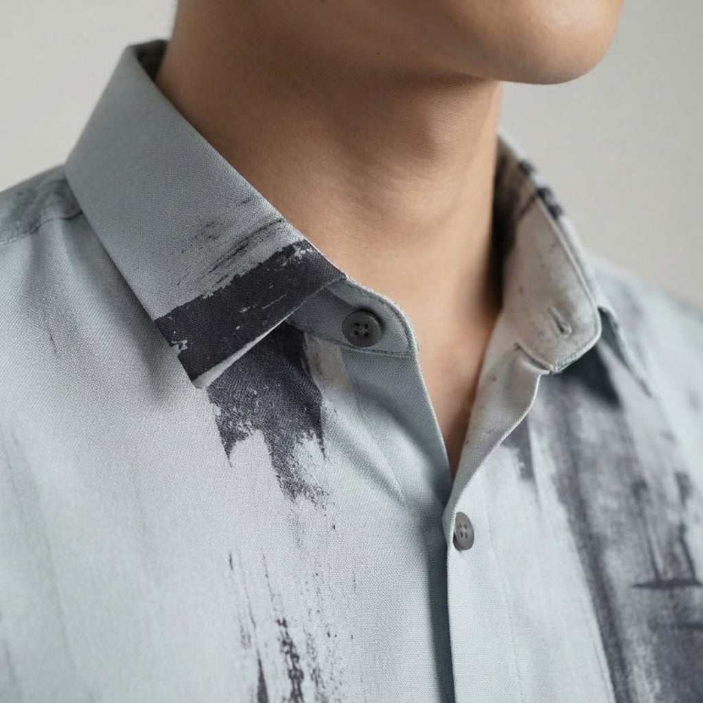 Calmera Abstract Brush Stroke Shirt