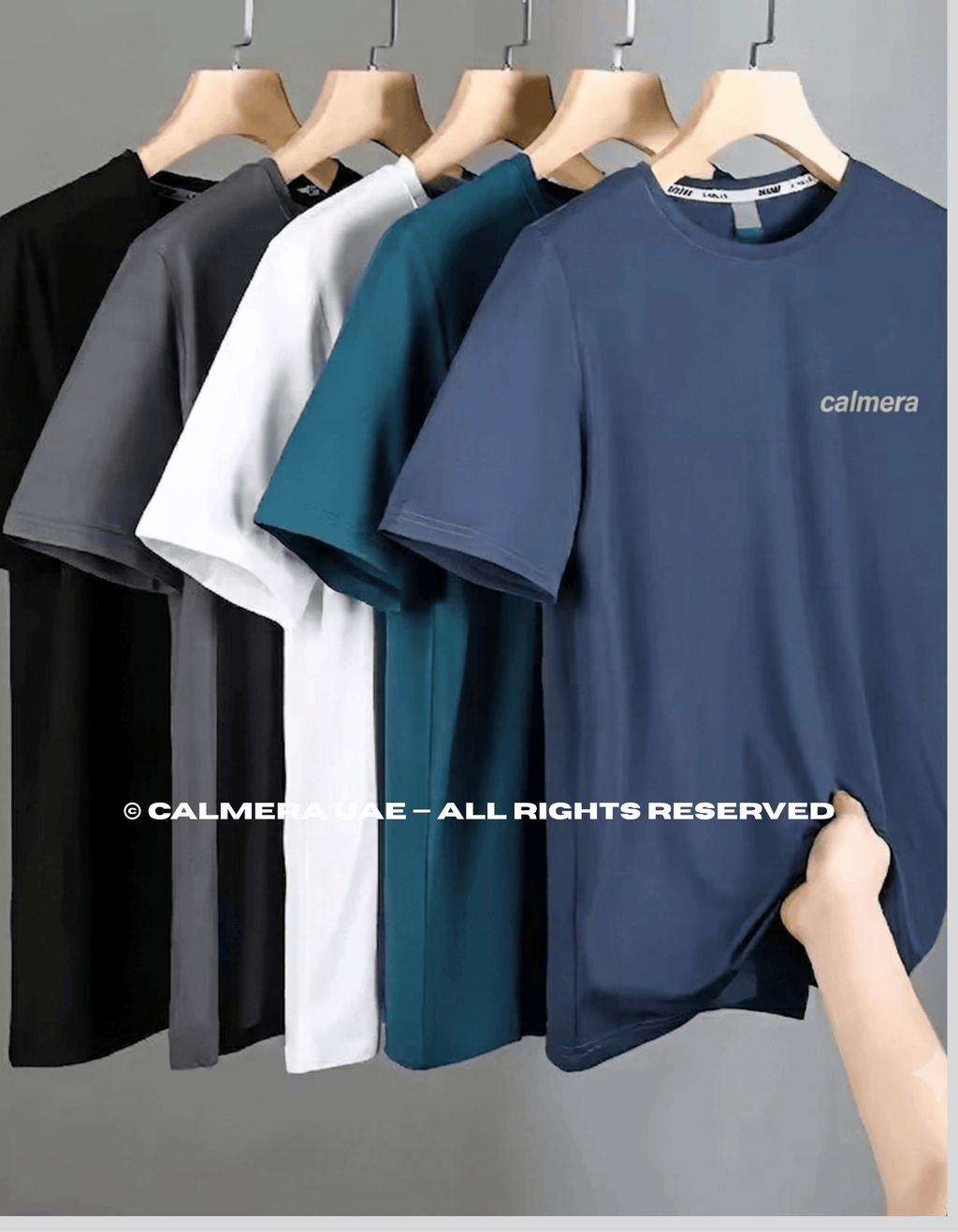 Calmera Men's Sports Performance T-Shirt – Gym & Running