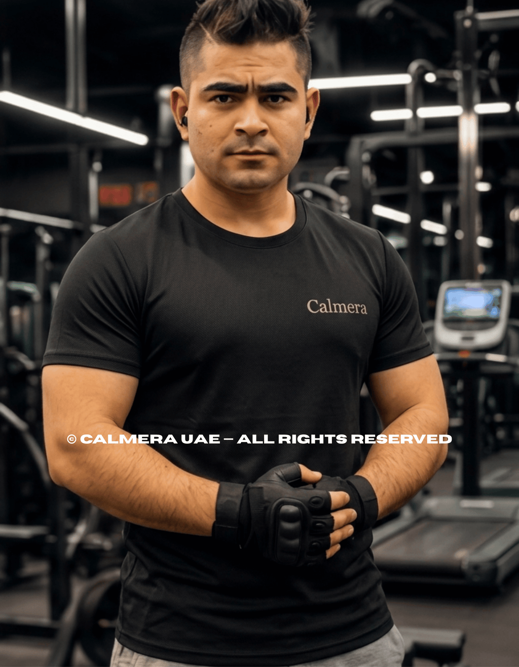 Calmera Men's Sports Performance T-Shirt – Gym & Running