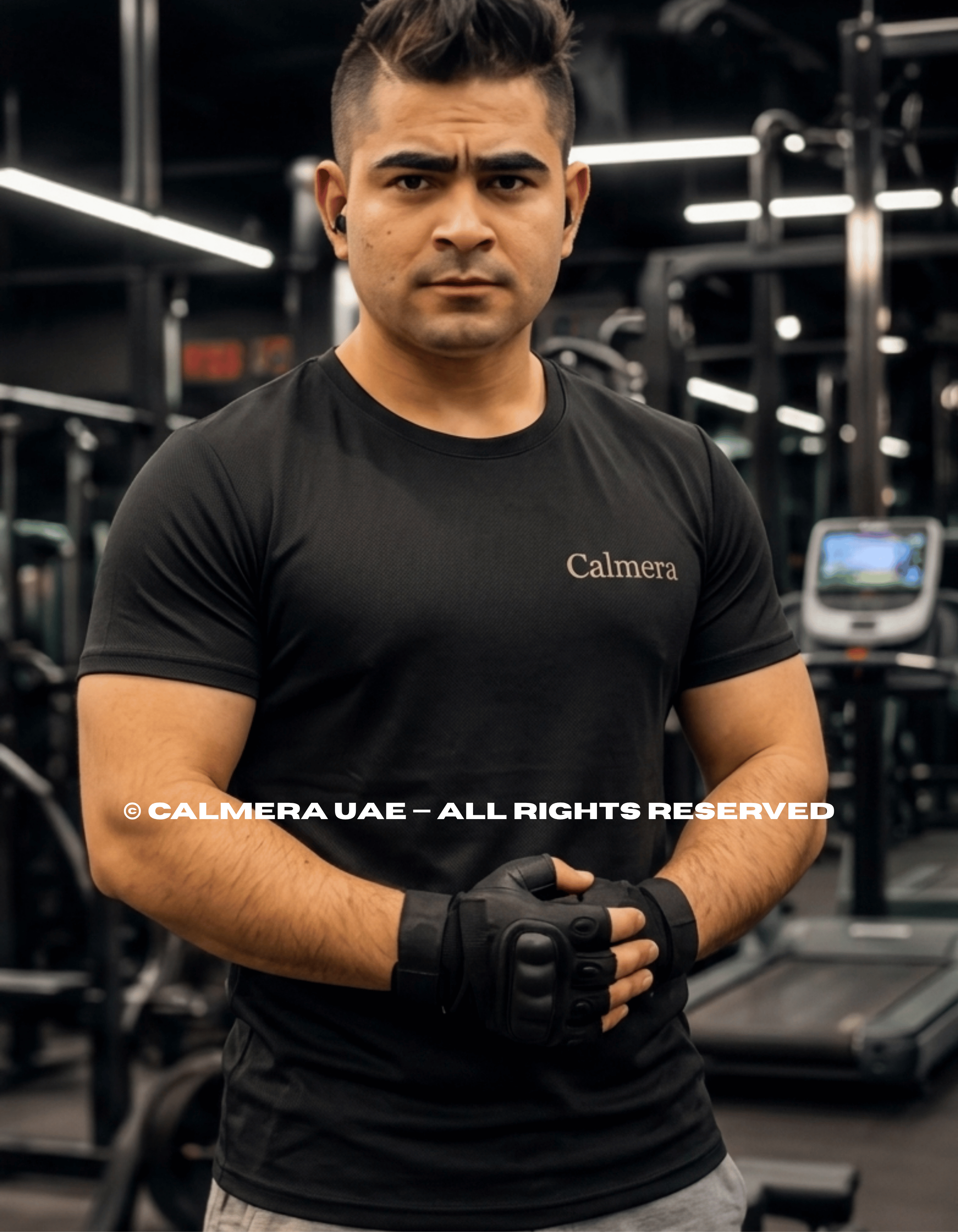 Calmera Men's Sports Performance T-Shirt – Gym & Running