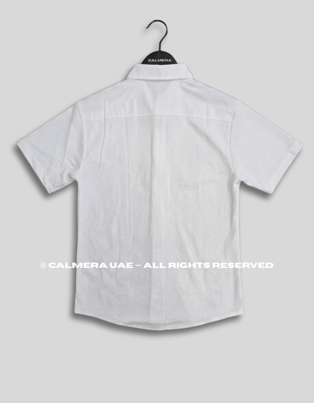Signature Textured White Shirt