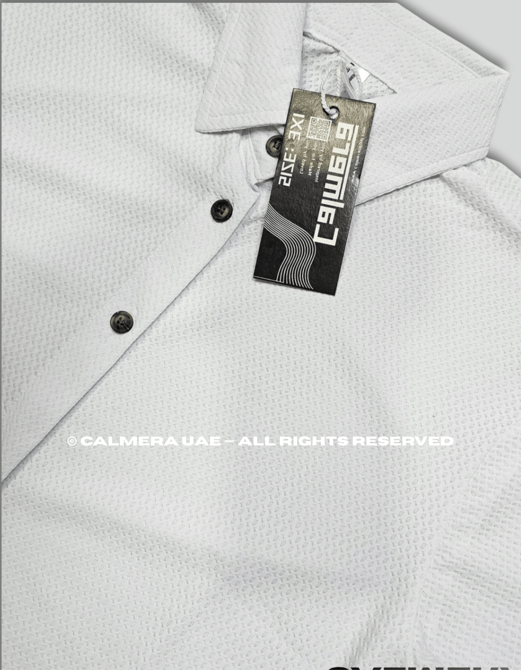 Signature Textured White Shirt