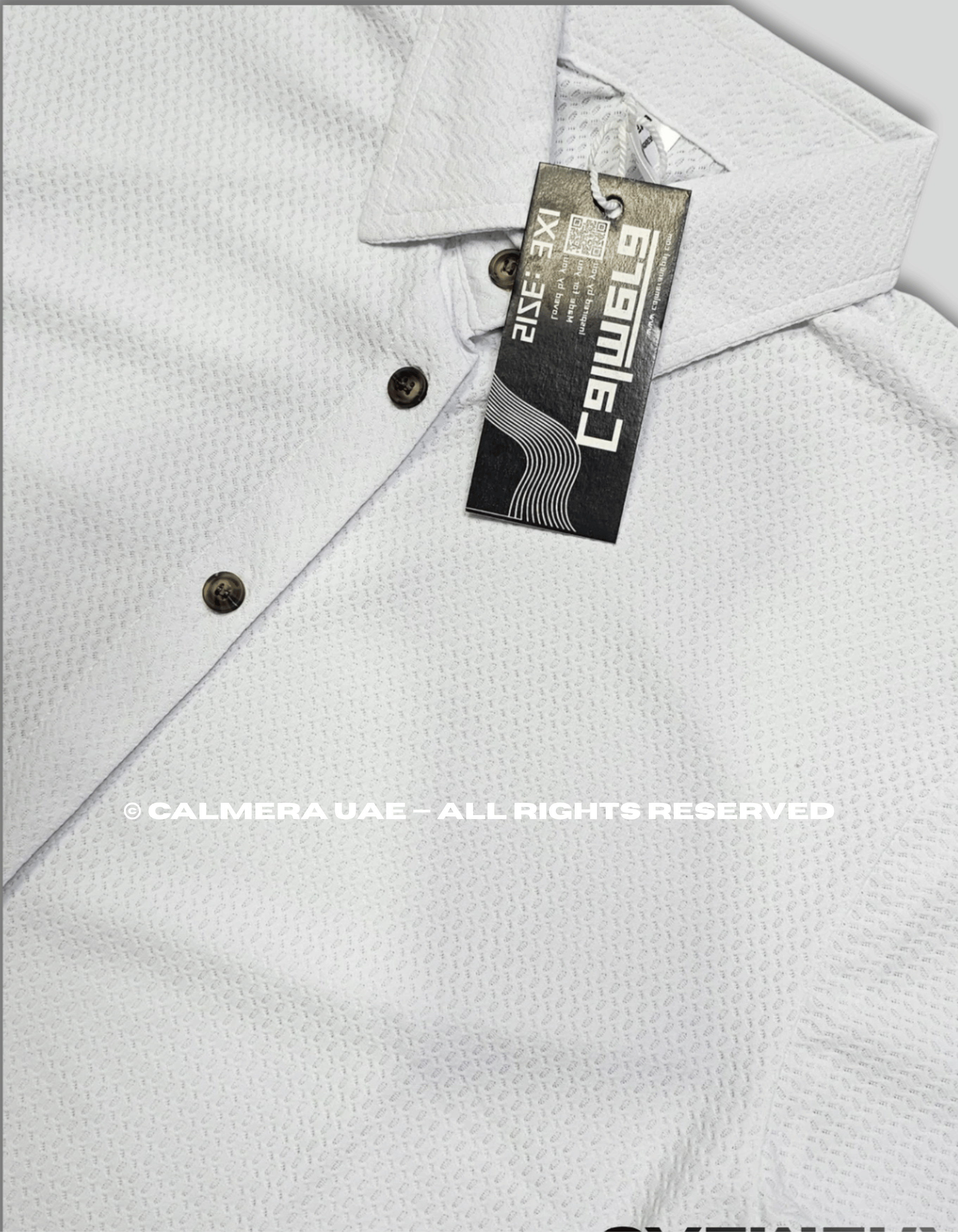Signature Textured White Shirt
