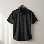 Calmera Waffle Texture Knit Shirt