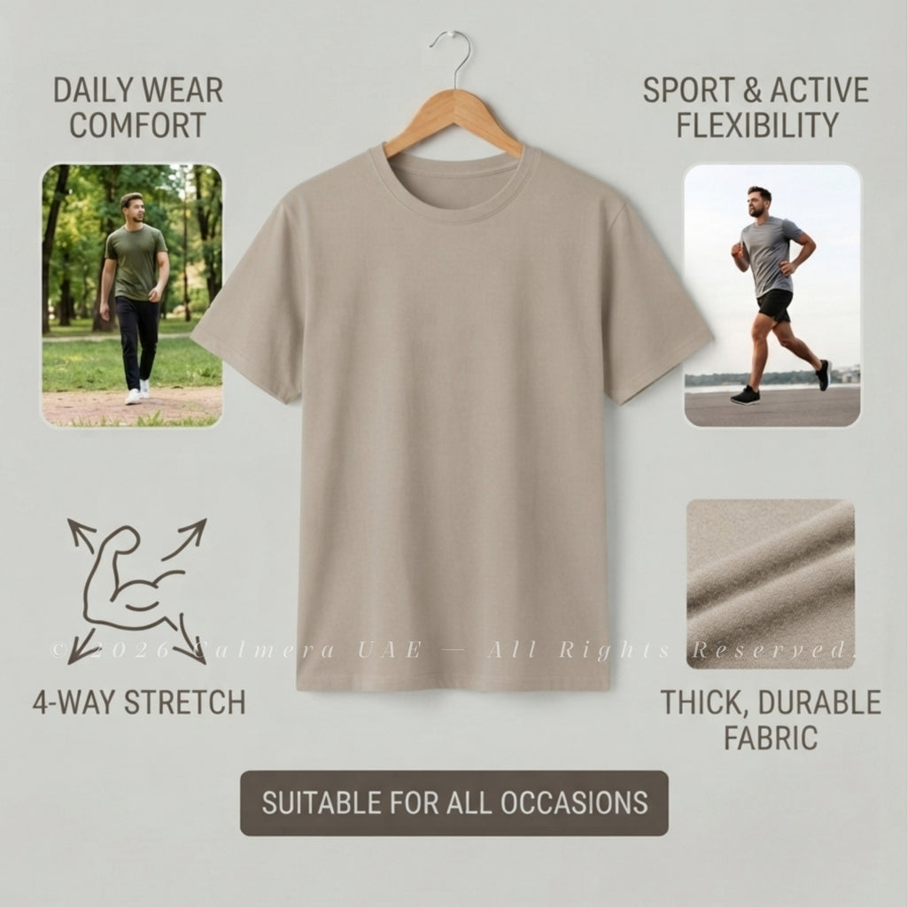 Men's Thick Cotton T-Shirt