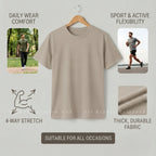 Men's Thick Cotton T-Shirt