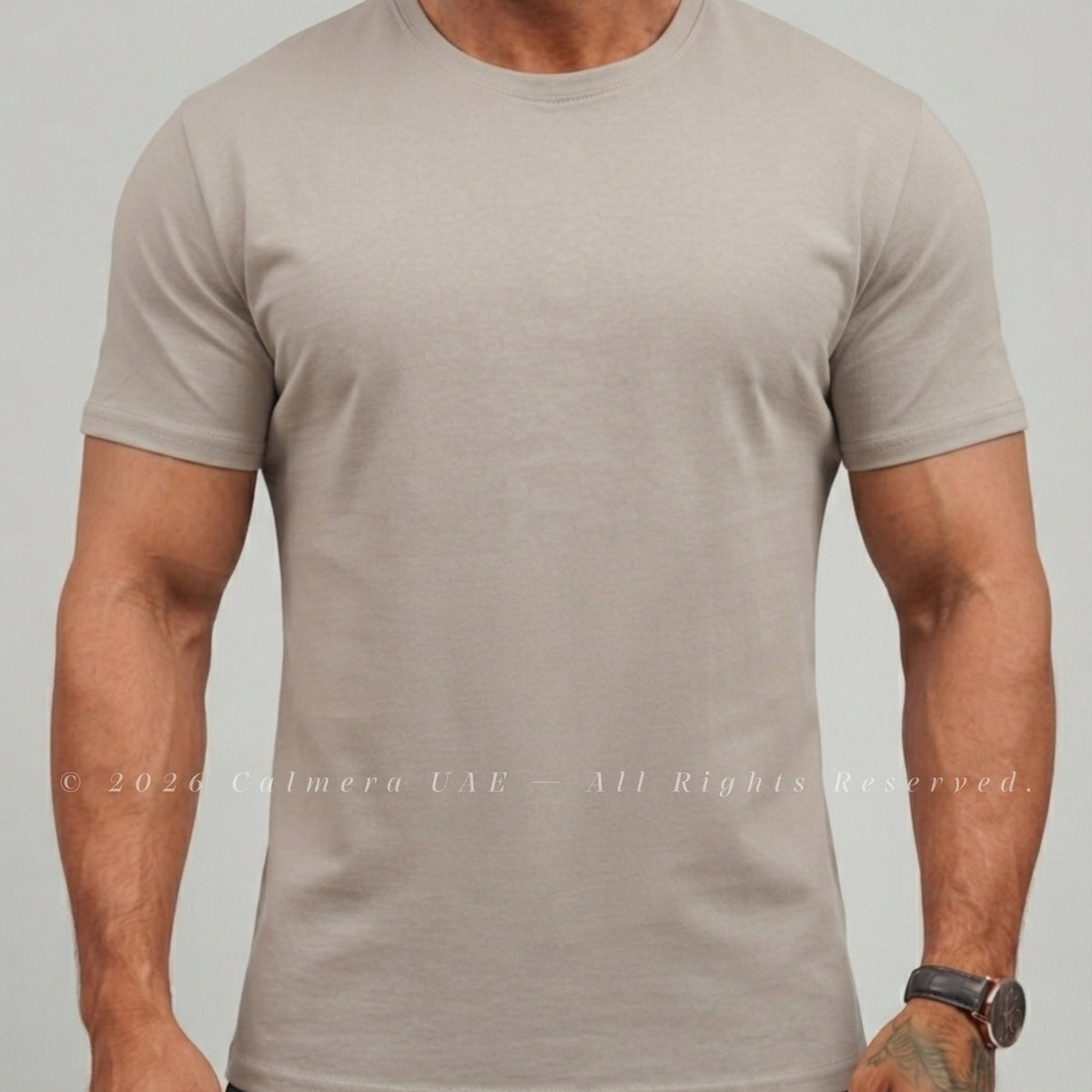 Men's Thick Cotton T-Shirt