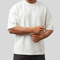 Calmera Essential Oversized Tee – Chalk White