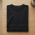 Calmera Essential Oversized Tee – Pitch Black