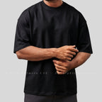 Calmera Essential Oversized Tee – Pitch Black