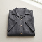 Mesh Textured Stretch Shirt