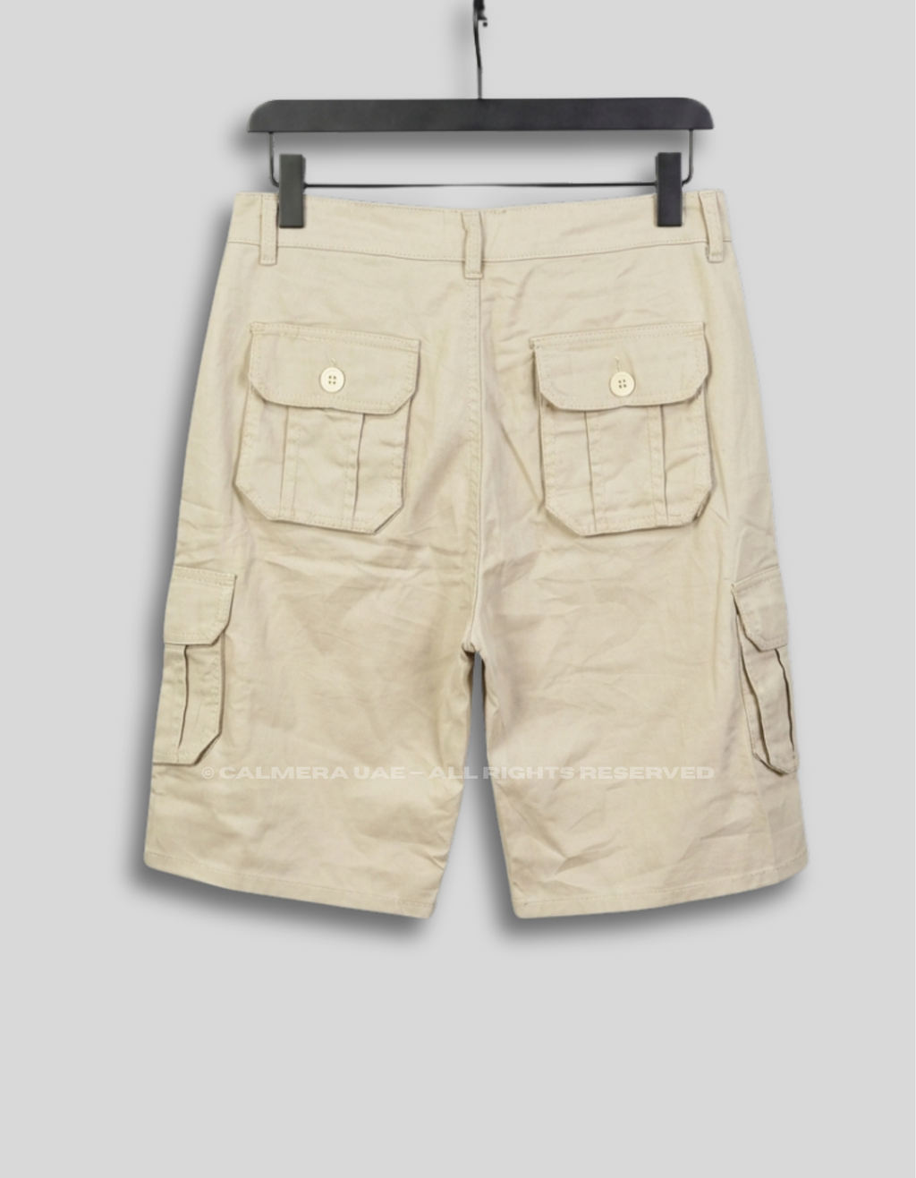 Cream Cargo Shorts