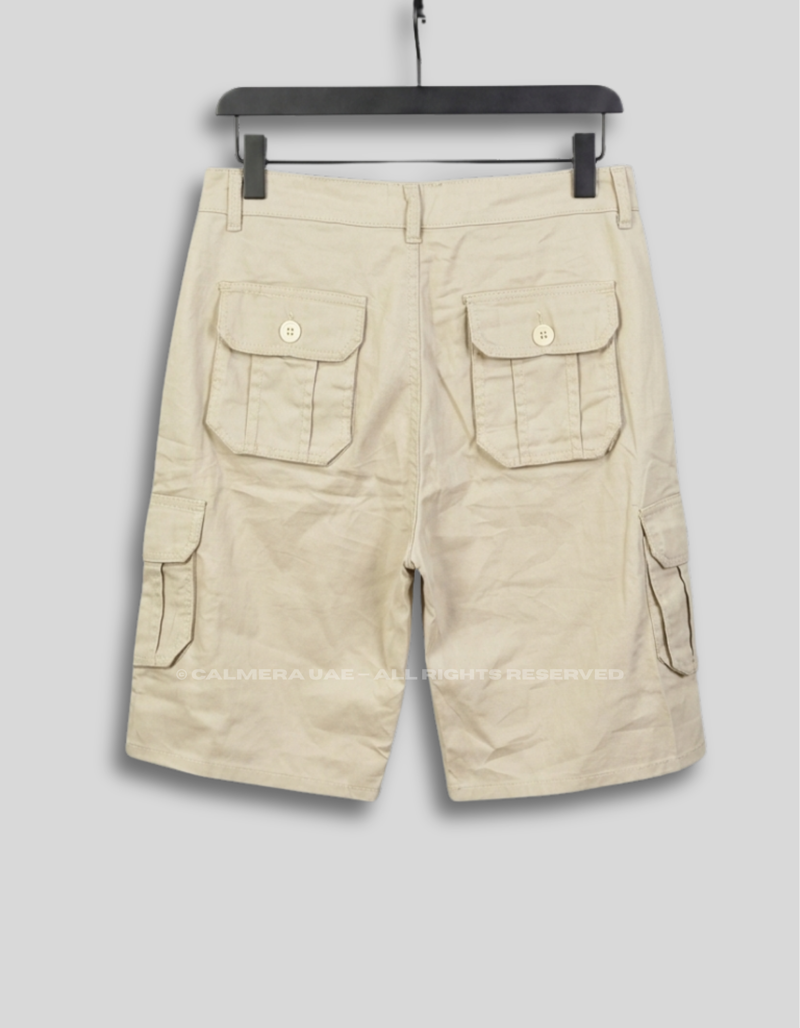 Cream Cargo Shorts