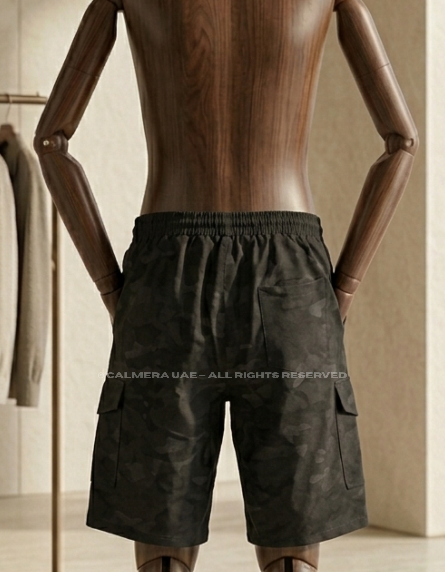 Black Cargo Shorts