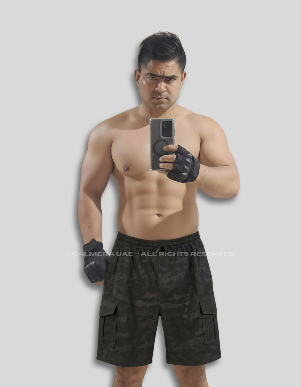Black Cargo Shorts