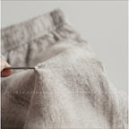 Calmera Linen Shorts – Beige