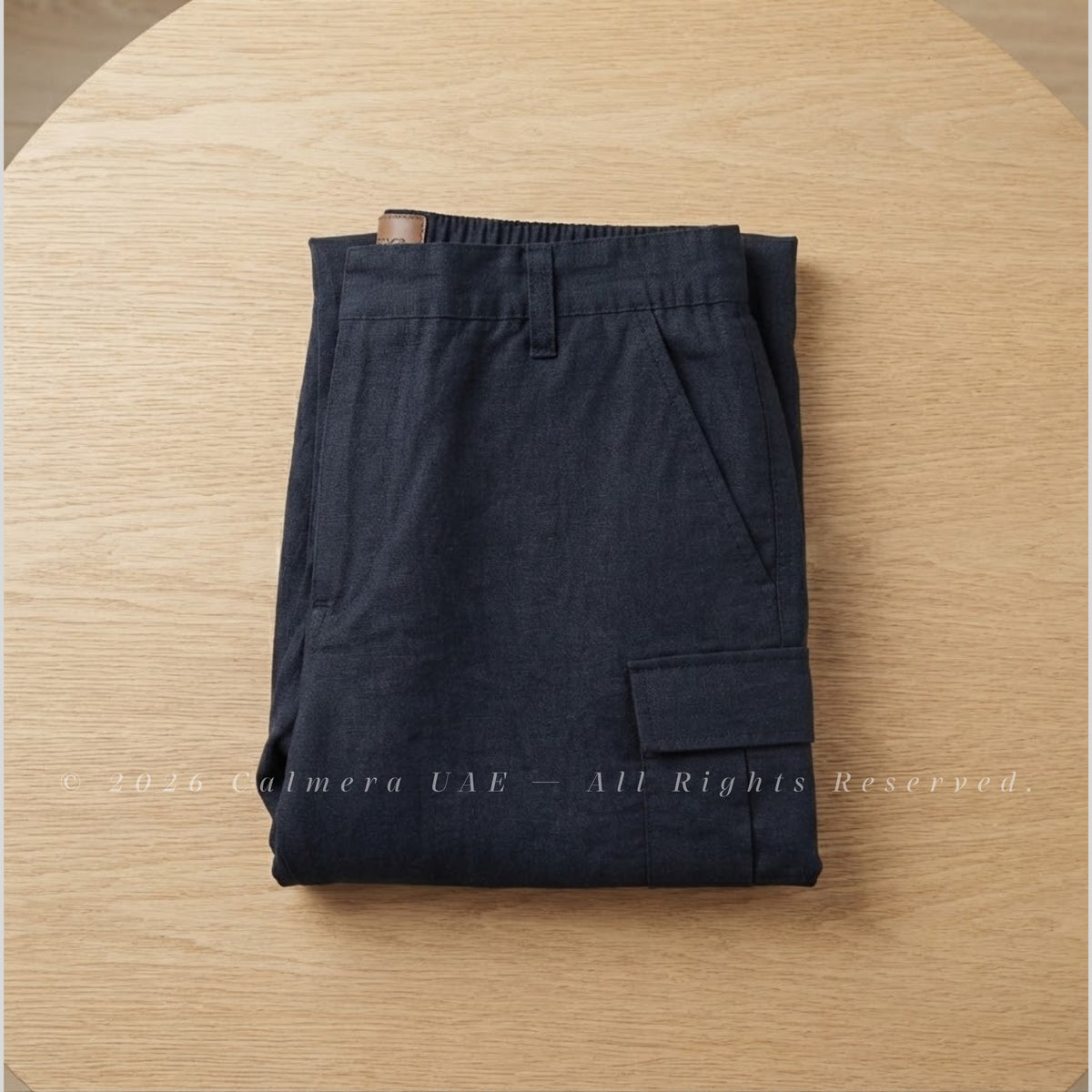 Calmera Premium Cotton Twill Cargo Shorts