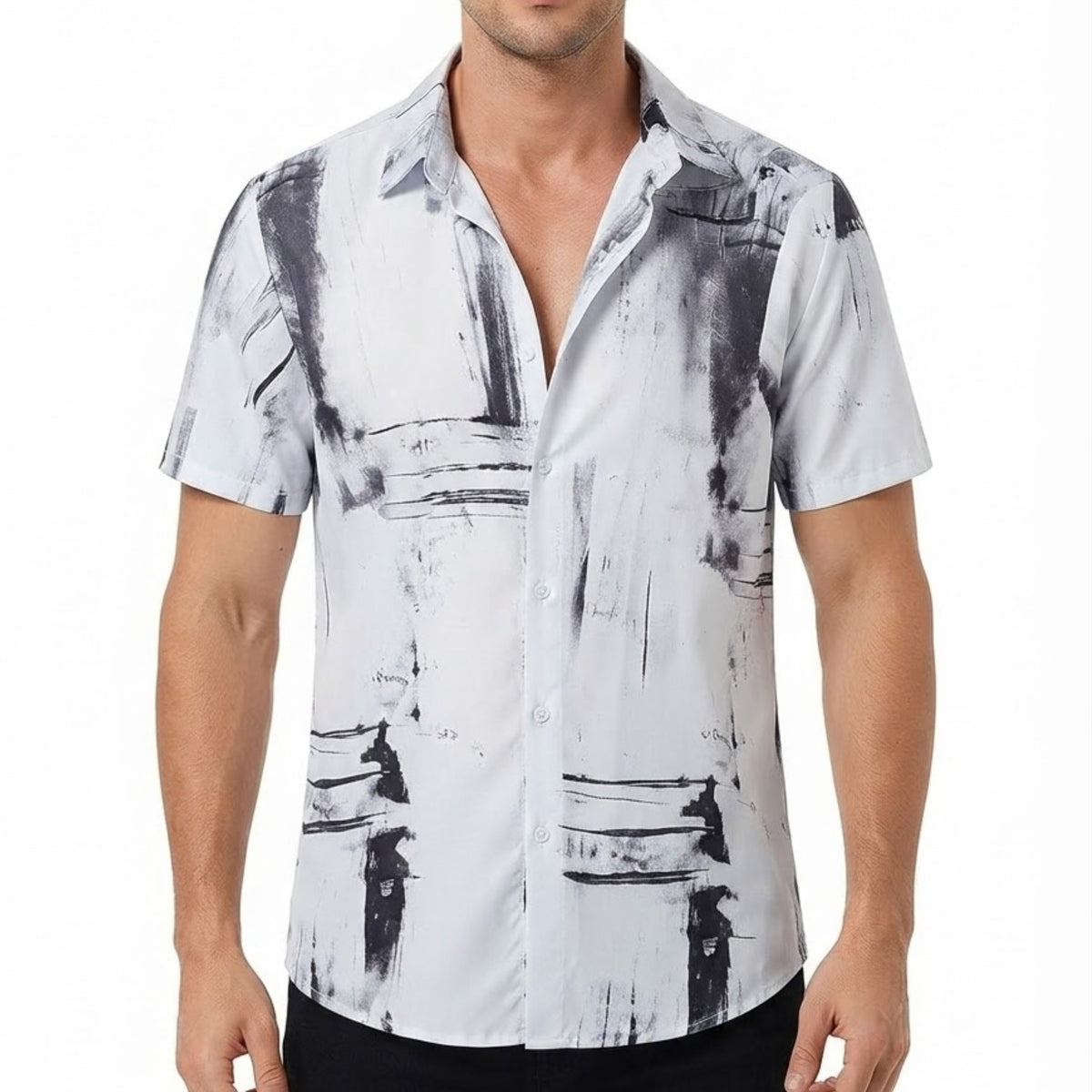Calmera Abstract Brush Stroke Shirt
